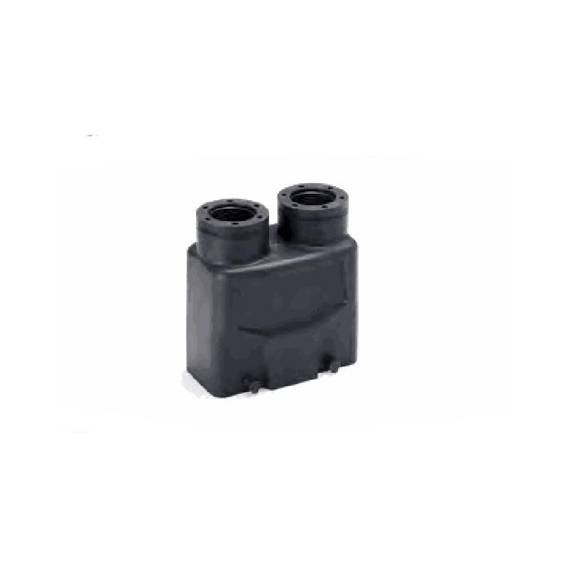 Embase encastrée 16B, Polyamide, Polyamide, IP65, Sortie basse